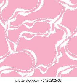 Abstract decorative wave pattern. Vector Illustration.