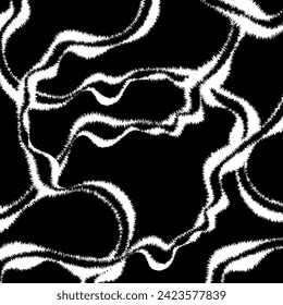 Abstract decorative wave pattern. Vector Illustration.
