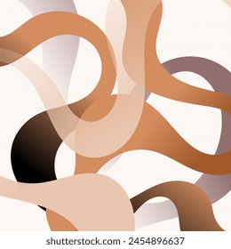 Abstractas patrón de onda decorativa. Ilustración vectorial.