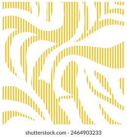 Abstract decorative wave pattern. Vector Illustration.