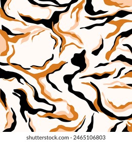 Abstract decorative wave pattern. Vector Illustration.