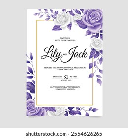 Abstract and Decorative Wedding Invitation. Illustrator and designer. Wedding Invites, save the date, Birthday Invites, Video Invites, E-Cards.