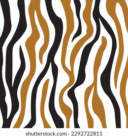 Abstract decorative zebra pattern. Vector Illustration.