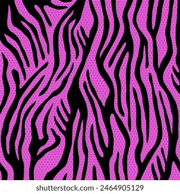 Abstract decorative zebra pattern. Vector Illustration.