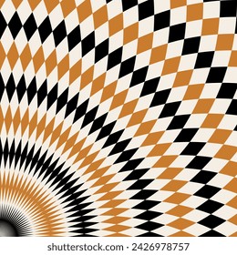 Abstract decorative zigzag pattern. Vector Illustration.