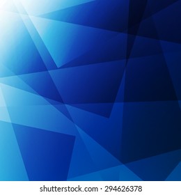 Abstract deep blue geometric background. Vector illustration.