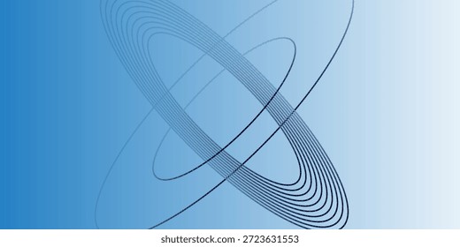 Abstractas esfera azul profundo de ondas de partículas brillantes y energía Arte moderno punto elegante gradiente