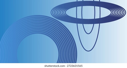 Abstractas esfera azul profundo de ondas de partículas brillantes y energía Arte moderno