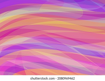 Abstract deep blush red violet artistic background with wavy stripes. Multicolored vector graphic pattern