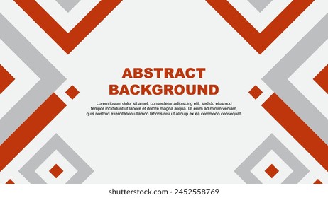 Abstract Deep Orange Background Design Template. Banner Wallpaper Vector Illustration. Deep Orange Template