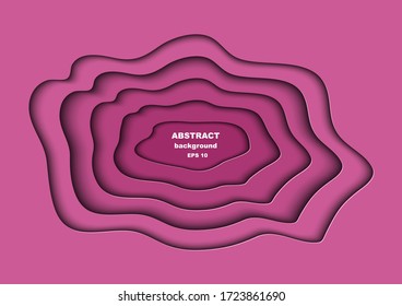 Diseño de fondo de color púrpura oscuro en estilo moderno de corte de papel