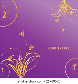 abstract deep sea floral background