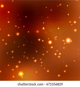 Abstract deep space background. Starfield backdrop