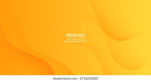 Fondo ondulado Abstractas de capas fluidas amarillas y anaranjadas. Traje para el Anuncio, el Web, el folleto, el panfleto y la presentación