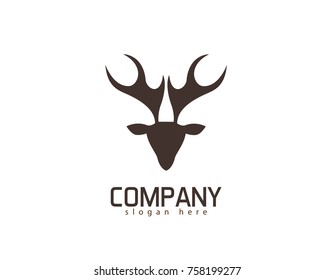 Abstract Deer Logo Stock Vector (Royalty Free) 758199277 | Shutterstock