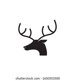 Abstract deer logo template vector icon design