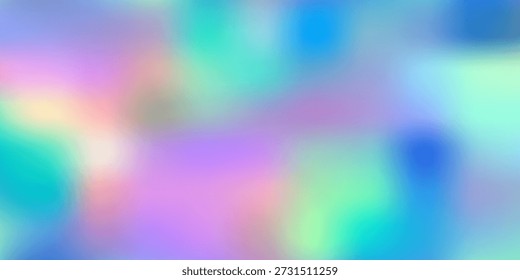 Abstract defocused horizontal background with pop art halftone dots. Vector image.