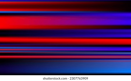 Abstract defocused horizontal background with horizontal smooth blurred lines. Vector eps