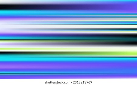 Abstract defocused horizontal background with horizontal smooth blurred lines. Vector eps