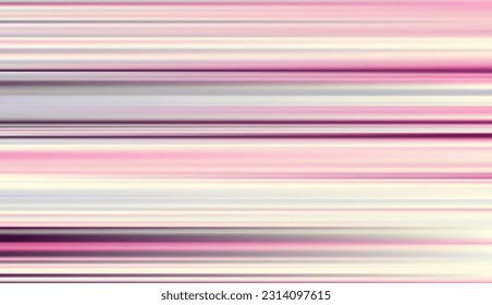 Abstract defocused horizontal background with horizontal smooth blurred lines. Vector eps