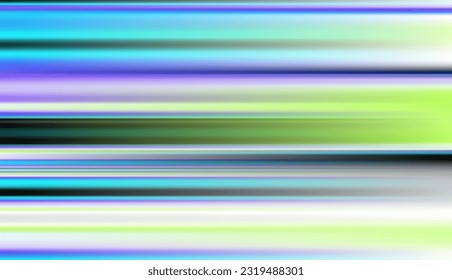 Abstract defocused horizontal background with horizontal smooth blurred lines. Vector eps