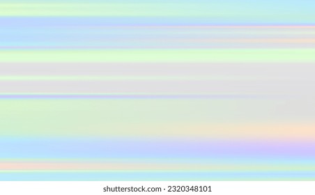 Abstract defocused horizontal background with horizontal smooth blurred lines. Vector eps