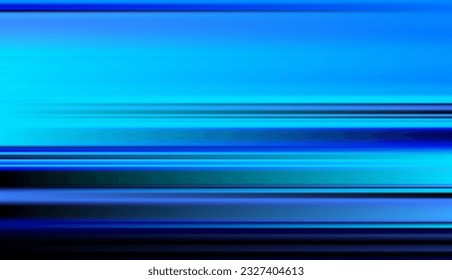 Abstract defocused horizontal background with horizontal smooth blurred lines. Vector eps