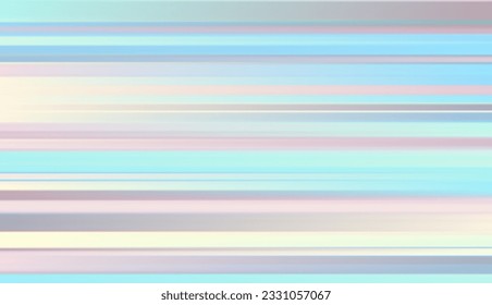 Abstract defocused horizontal background with horizontal smooth blurred lines. Vector eps