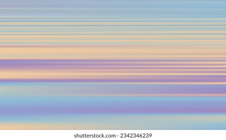 Resumen de fondo horizontal desenfocado con líneas borrosas lisas horizontales. Pasos vectoriales