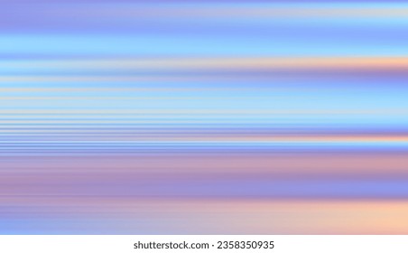 Abstrakter, entfochtener horizontaler Hintergrund mit horizontalen, glatten Linien. Vektorpfäge