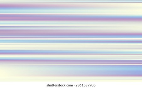 Abstract defocused horizontal background with horizontal smooth blurred lines. Vector eps