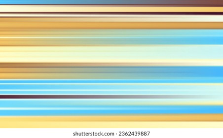 Abstract defocused horizontal background with horizontal smooth blurred lines. Vector eps