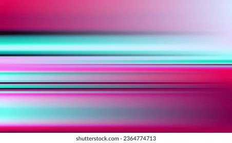 Abstract defocused horizontal background with horizontal smooth blurred lines. Vector eps
