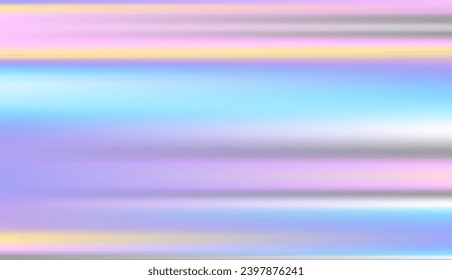Abstract defocused horizontal background with horizontal smooth blurred lines. Vector texture