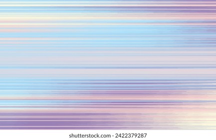 Resumen de fondo horizontal desenfocado con líneas de grueso liso horizontales. Colores de temas de amanecer. Textura vectorial