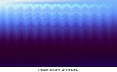 Fondo horizontal desenfocado abstracto con líneas onduladas lisas y borrosas horizontales. Vector eps