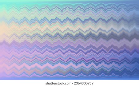 Abstract defocused horizontal background with wavy horizontal smooth blurred lines. Vector eps