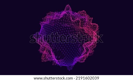 Similar – Image, Stock Photo Brightly illuminated grid structure against a red background