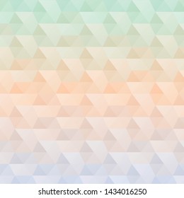 Abstract Delaunay Voronoi trianglify color diagram background illustration