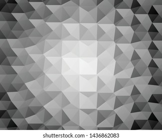 Abstract Delaunay Voronoi trianglify color diagram background illustration