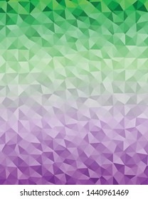 Abstract Delaunay Voronoi trianglify Generative Art background illustration