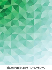 Abstract Delaunay Voronoi trianglify Generative Art background illustration