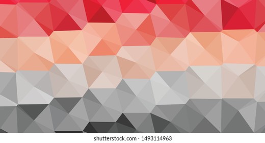 Abstract Delaunay Voronoi trianglify Generative Art background illustration