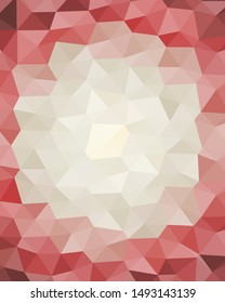 Abstract Delaunay Voronoi trianglify Generative Art background illustration