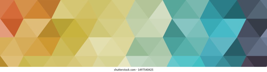 Abstract Delaunay Voronoi trianglify Generative Art background illustration