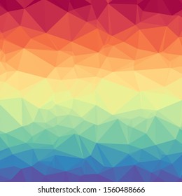 Abstract Delaunay Voronoi trianglify Generative Art background illustration