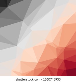 Abstract Delaunay Voronoi trianglify Generative Art background illustration