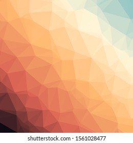 Abstract Delaunay Voronoi trianglify Generative Art background illustration