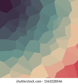 Abstract Delaunay Voronoi trianglify Generative Art background illustration