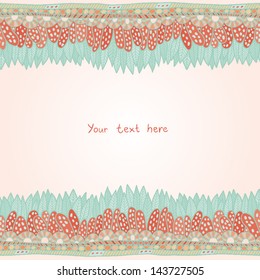 abstract delicate feathers background